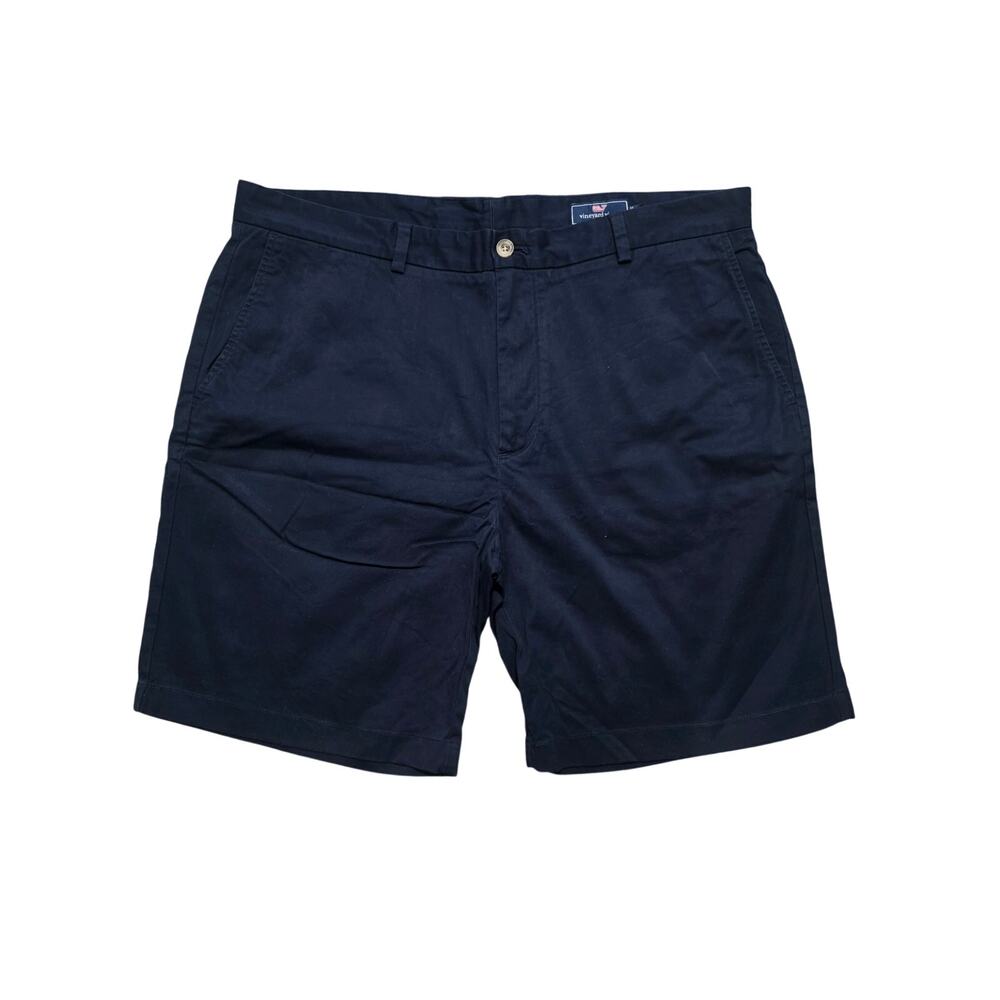 Vineyard Vines by Shep & Ian Breaker Flat Front Casual Chino Shorts Blue Size 40